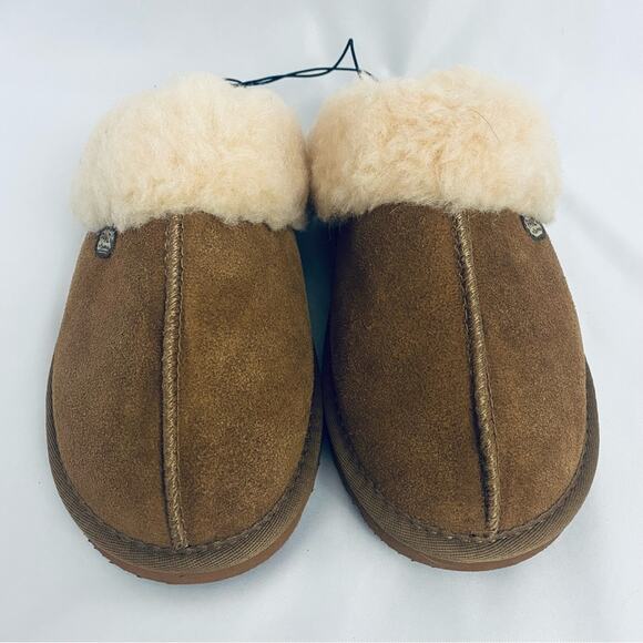 NWOT Pawz by Bearpaw Mackenzie Suede Scuff Slipper Size 6-6.5 - Picture 8 of 10